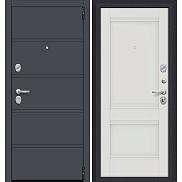 Дверь входная Porta R-3 8/K42 Graphite Pro/Alaska, 2 замка, с ночной задвижкой