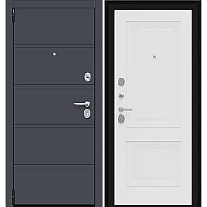 Дверь входная Porta R-3 8/K82 Graphite Pro/Alaska, 2 замка