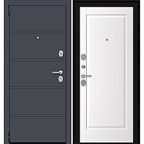 Дверь входная Porta R-3 8/П1 Graphite Pro/Alaska, 2 замка