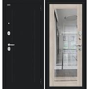 Дверь входная металлическая «Флэш 119.Б15» Букле черное/Cappuccino Veralinga