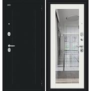 Дверь входная металлическая «Флэш 119.Б15» Букле черное/Off-white