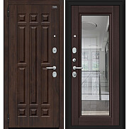 Дверь входная Форм Kale Almon 28/Wenge Veralinga, с зеркалом, 2 замка, с ночной задвижкой
