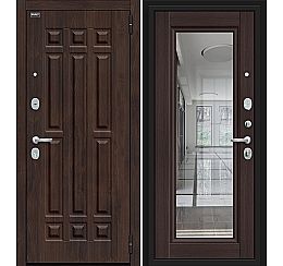 Дверь входная Форм Kale Almon 28/Wenge Veralinga, с зеркалом, 2 замка, с ночной задвижкой