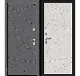 Дверь входная Граффити-5/5 Kale Slate Art/Look Art, 2 замка, с ночной задвижкой