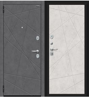 Дверь входная Граффити-5/5 Kale Slate Art/Look Art, 2 замка, с ночной задвижкой