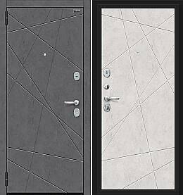 Дверь входная Граффити-5/5 Kale Slate Art/Look Art, 2 замка