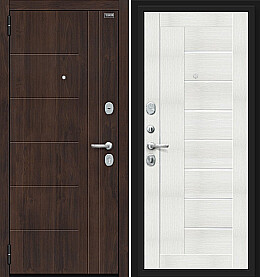 Дверь входная Модерн Kale Almon 28/Bianco Veralinga, 2 замка