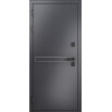 tumb 2 - ДМ CITY MAX MP Черный муар металлик/ D4 МДФ Белый софт,, Sipr-4, lacobel black 205*86 Левая ( фурнитура чёрная)