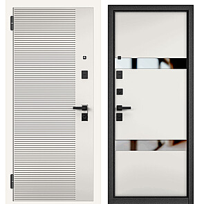 Дверь входная Сити Макс ПП Si-2/160 Эмаль белоснежная/Белый софт, 2 замка