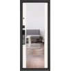 tumb 3 - ДМ CITY MAX IQ PP Черный муар металлик/ МДФ Бетон серый-190 Сsmart/ МДФ 164 mirror Белый матовый 205*96 Левая