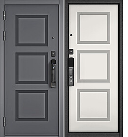 Дверь входная City Max IQ PP 192 Сsmart/192 Оскуро, 192 Сsmart/Белый софт, 192, 2 замка