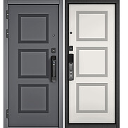 Дверь входная City Max IQ PP 192 Сsmart/192 Оскуро/Белый софт, 2 замка