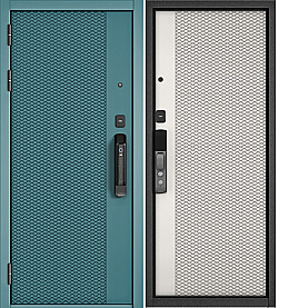 Дверь входная City Max IQ PP 159 Сsmart/159 Верде, 159 Сsmart/Эмаль белоснежная, 159, 2 замка