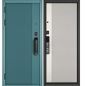 Дверь входная Сити Макс Ай Кью ПП 159 Сsmart/159 Верде/Эмаль белоснежная, 2 замка