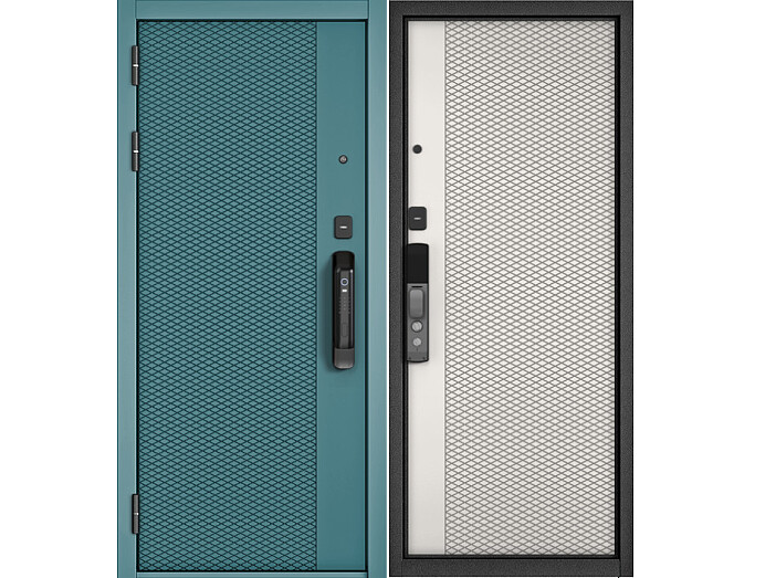 ДМ CITY MAX IQ PP Черный муар металлик/ МДФ Верде-159 Сsmart/ МДФ 159-Эмаль белоснежная 205*96 Левая