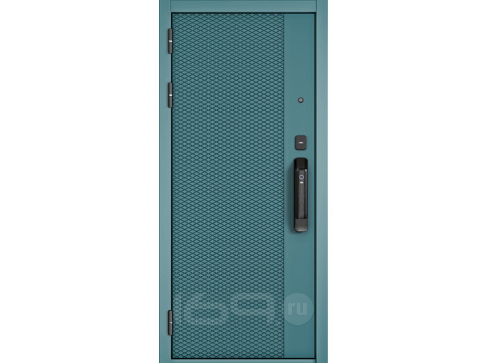 ДМ CITY MAX IQ PP Черный муар металлик/ МДФ Верде-159 Сsmart/ МДФ 159-Эмаль белоснежная 205*96 Левая