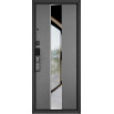 tumb 3 - ДМ CITY MAX IQ PP Черный муар металлик/ МДФ Верде-160 Сsmart/ МДФ Si-4 Mirox Grey-Бетон серый 205*88 Левая