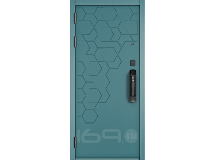 ДМ CITY MAX IQ PP Черный муар металлик/ МДФ Верде-184 Сsmart/ МДФ 173-Белый матовый 205*96 Левая