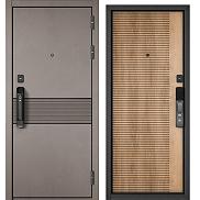Дверь входная City Smart PP 183/160 Бетон бежевый/Дуб шале натуральный, 2 замка