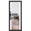 tumb 3 - ДМ CITY MAX IQ PP Черный муар металлик/МДФ Чёрный матовый , 182 Сsmart/ МДФ Белый софт 164 mirror 205*88 Левая