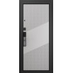 tumb 3 - ДМ CITY MAX IQ PP Черный муар металлик/МДФ Эмаль капучино, 10SM-163, МДФ Эмаль светло-серая 10SM-163  205*88 Левая