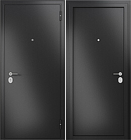 Дверь входная Family Eco MM Антрацит букле/Антрацит букле, 1 замок