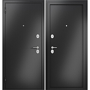 Дверь входная Фэмели Эко ММ Steel Антрацит букле/Антрацит букле, 2 замка