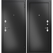 Дверь входная Family Eco MM Антрацит букле/Антрацит букле, 2 замка, с ночной задвижкой