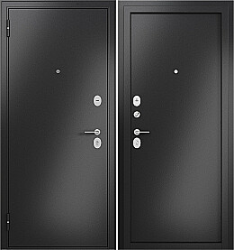Дверь входная Family Eco MM Антрацит букле/Антрацит букле, 2 замка, с ночной задвижкой