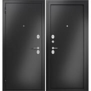 Дверь входная Family Eco MM Антрацит букле/Антрацит букле, 2 замка, с ночной задвижкой