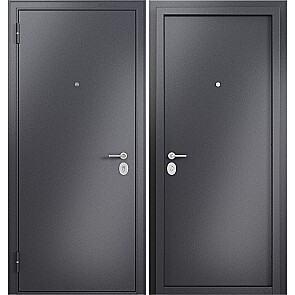Дверь входная Фэмели Эко ММ Steel Один замок Графит букле/Графит букле, 1 замок