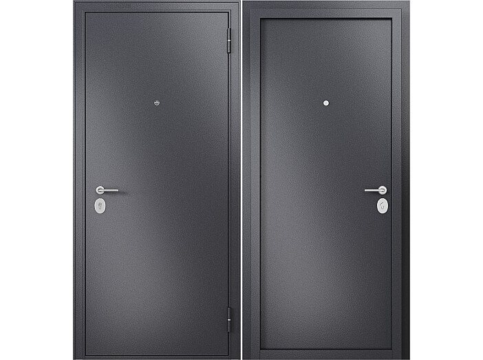 ДМ FAMILY ECO MM Графит букле/ Графит букле Steel 1 205*96 Правая 