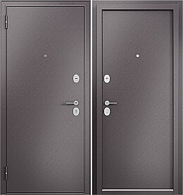 Дверь входная Family Eco MM (порог) Шоколад букле/Шоколад букле, 2 замка