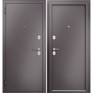 Дверь входная Family Eco MM (порог) Шоколад букле/Шоколад букле, 2 замка