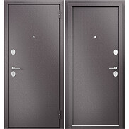 Дверь входная Фэмели Эко ММ Steel Шоколад букле/Шоколад букле, 2 замка