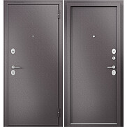 Дверь входная Family Eco MM (порог) Шоколад букле/Шоколад букле, 2 замка, с ночной задвижкой