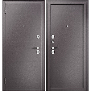 Дверь входная Фэмели Эко ММ Steel Задвижка Шоколад букле/Шоколад букле, 1 замок