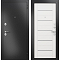 Дверь входная Family Eco MP E-143 Антрацит букле/Белый ларче, E-143, 2 замка, с ночной задвижкой