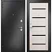 tumb 1 - ДМ FAMILY ECO MP Антрацит букле/МДФ Бьянко ларче E-142 Lakobel Black Задвижка 205*86 Левая 