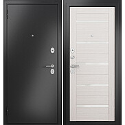 Дверь входная Family Eco MP E-142 Lakobel White Антрацит букле/Бьянко ларче, 2 замка, с ночной задвижкой