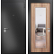 ДМ FAMILY ECO MP Антрацит букле/МДФ Карамель E-140 mirror 1 205*86 Правая