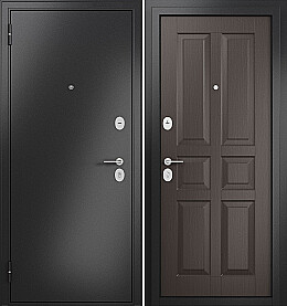 Дверь входная Family Eco MP E-146 Антрацит букле/Шоколад ларче, E-146, 2 замка
