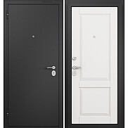 Дверь входная Family Eco MP ED-1 Антрацит букле/Белый ларче, ED-1, 1 замок, с ночной задвижкой