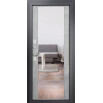 tumb 3 - ДМ FAMILY ECO MP Черный муар металлик/RL-2 МДФ Бетон серый E-164 mirror Задвижка 205*96 Левая
