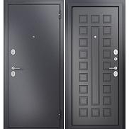 Дверь входная Family Eco MP E-110 Задвижка Графит букле/Дуб графитовый матовый, 2 замка, с ночной задвижкой