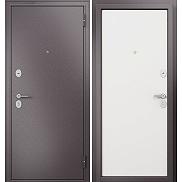 Дверь входная Family Eco MP E-100 Шоколад букле/Белый ларче, 2 замка