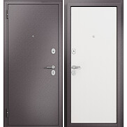 Дверь входная Family Eco MP E-100 Шоколад букле/Белый ларче, 2 замка