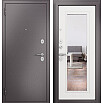 tumb 1 - ДМ FAMILY ECO MP Шоколад букле/МДФ Белый ларче E-140 mirror Задвижка 205*86 Левая