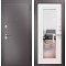 ДМ FAMILY ECO MP Шоколад букле/МДФ Белый ларче E-140 mirror Задвижка 205*96 Правая