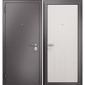 Дверь входная Фэмели Эко МП E-100 Один замок Шоколад букле/Бьянко ларче, 1 замок